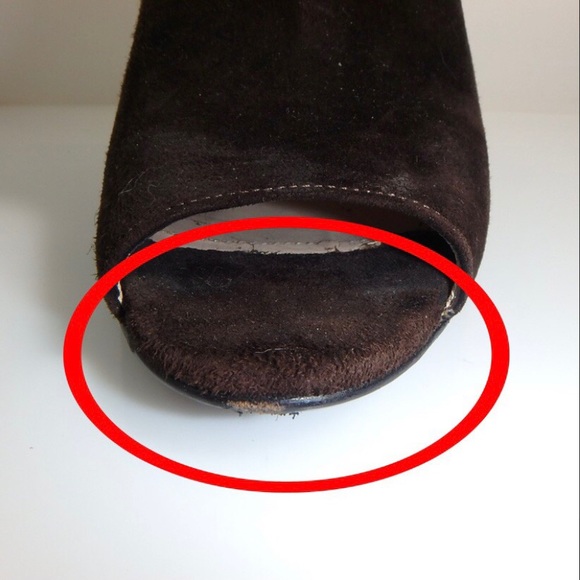 PRADA Dark Brown Fringe Booties Sz 39 - Picture 8 of 11